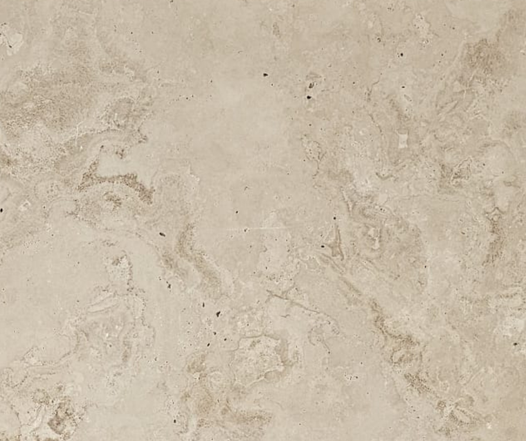 Noche Classic Travertine Pavers showing its natural colour, finish and stone variation — Natural Stone Paving