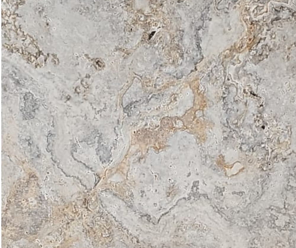 Oyster Grey Silver Travertine Pavers
