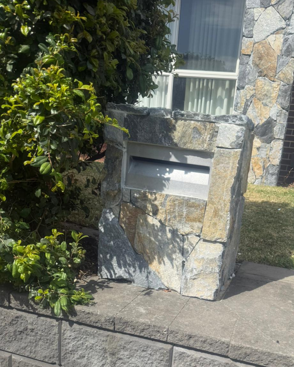 Mailbox Cladding Verona Stone Cladding