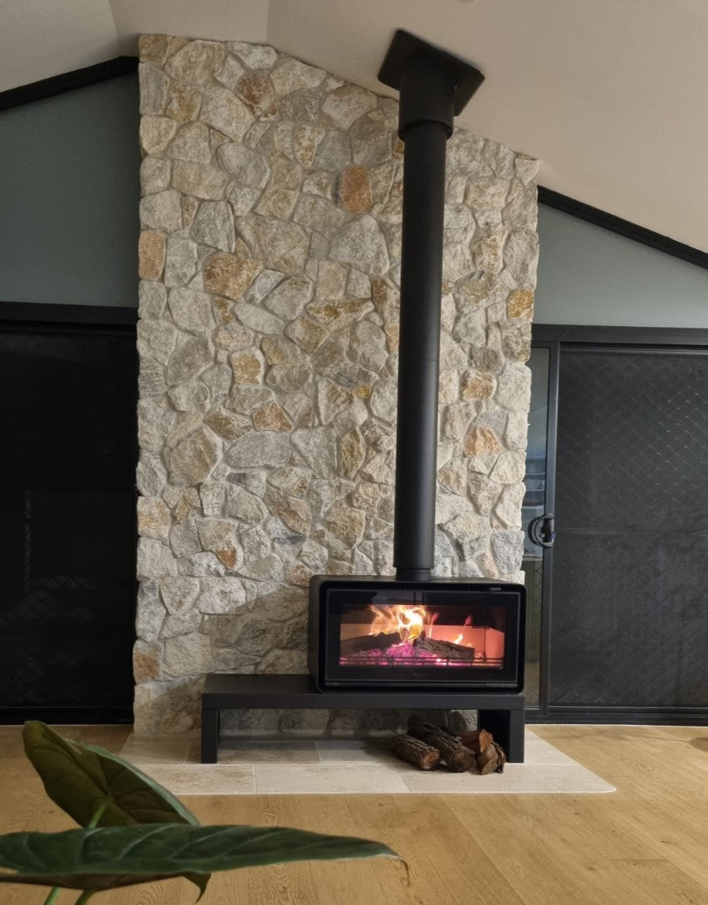 Avelon fireplace feature wall