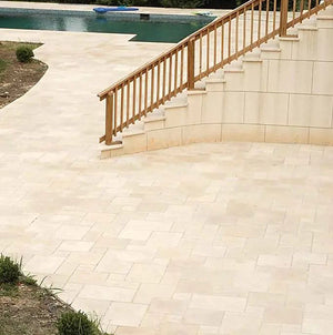 Luxor Cream Limestone Pavers
